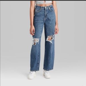 Wild Fable size 16/33R highest rise baggy jeans